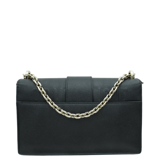 Christian Dior Black 30 Montaigne Shoulder Bag