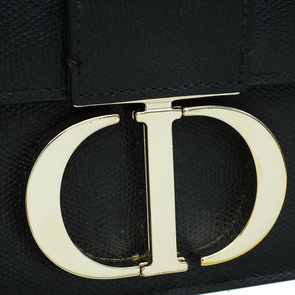 Christian Dior Black 30 Montaigne Shoulder Bag