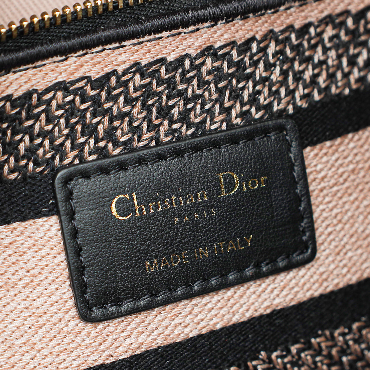 Christian Dior's lady D bag with pink embroidery Jardin Magique