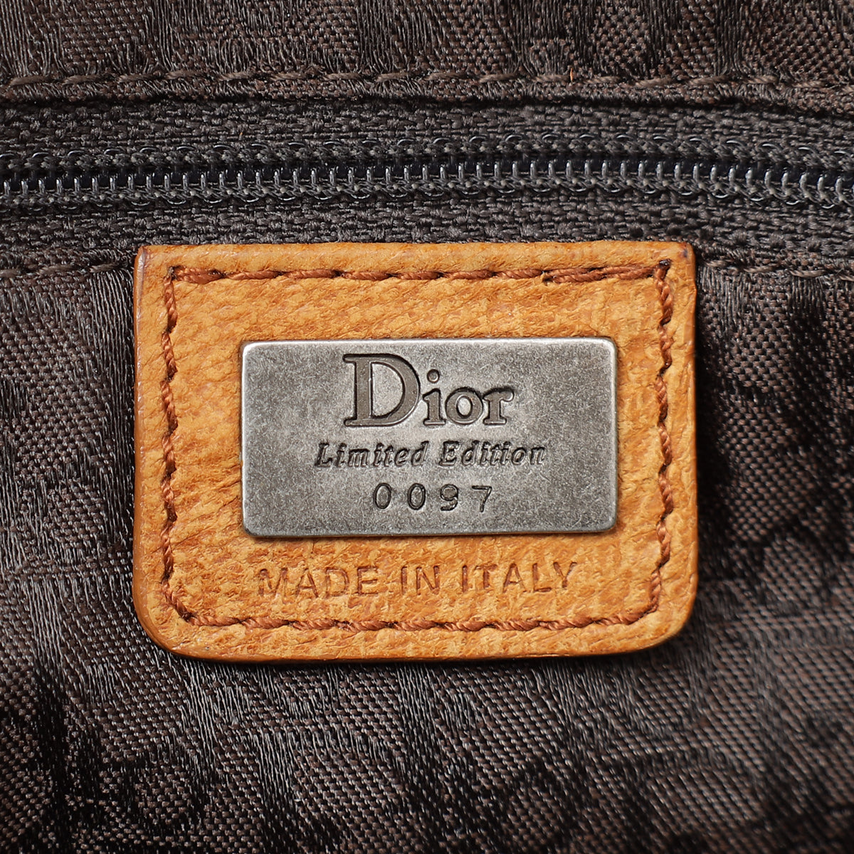 Christian Dior Caramel Saddle Medium Bag