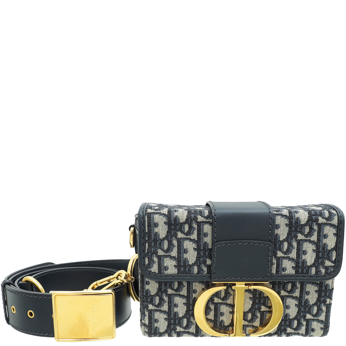 Christian Dior Blue Oblique 30 Montaigne Box Shoulder Bag-Christian Dior-THE CLOSET