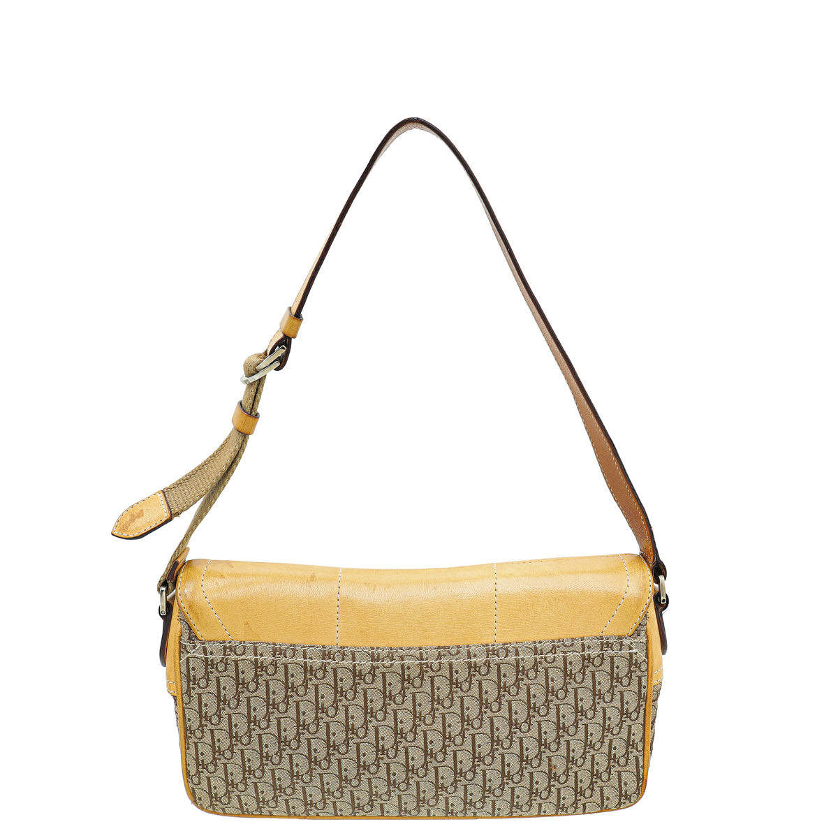 Christian Dior Bicolor Diorissimo Small Shoulder Bag-Dolce & Gabbana-THE CLOSET