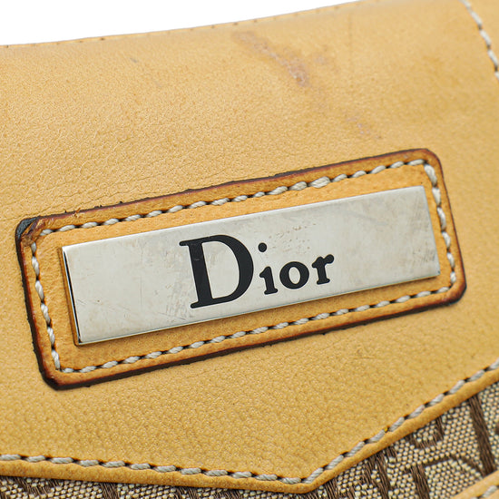Christian Dior Bicolor Diorissimo Small Shoulder Bag