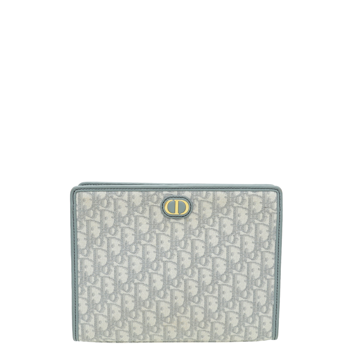 Christian Dior Gray Oblique 30 Montaigne Medium Pouch-Christian Dior-THE CLOSET