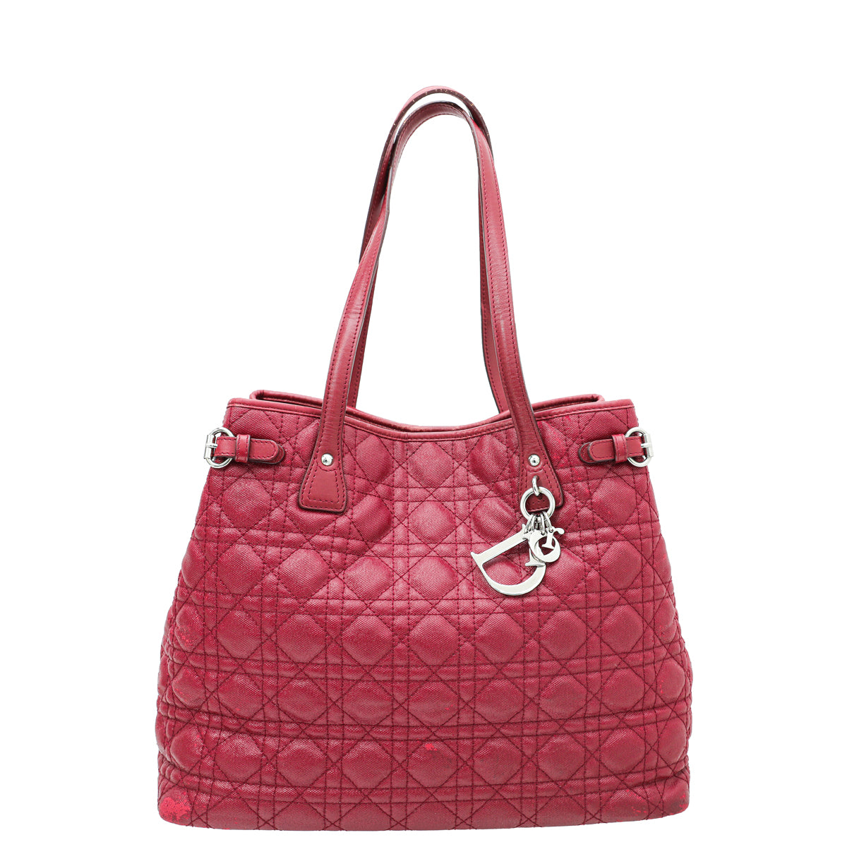 Christian Dior Red Nylon Panarea Tote Bag-Christian Dior-THE CLOSET