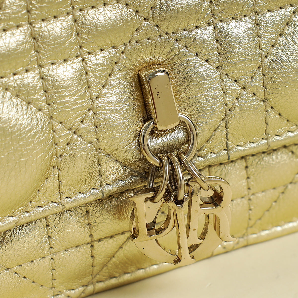 Christian Dior Metallic Gold My Dior Mini Bag