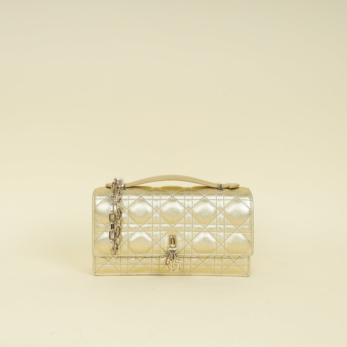Christian Dior Metallic Gold My Dior Mini Bag