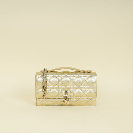 Christian Dior Metallic Gold My Dior Mini Bag