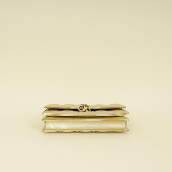 Christian Dior Metallic Gold My Dior Mini Bag