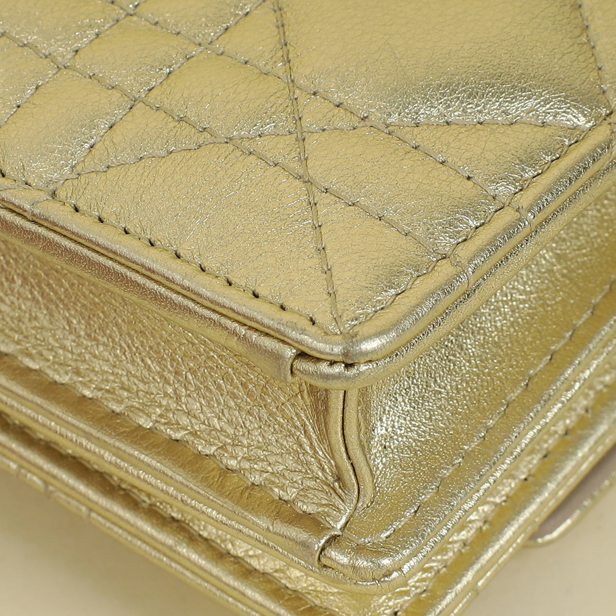 Christian Dior Metallic Gold My Dior Mini Bag