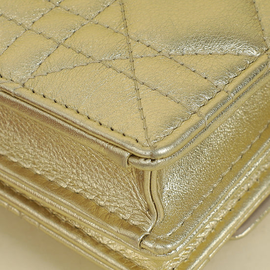 Christian Dior Metallic Gold My Dior Mini Bag