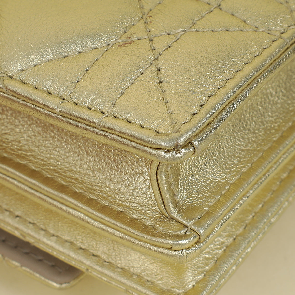 Christian Dior Metallic Gold My Dior Mini Bag