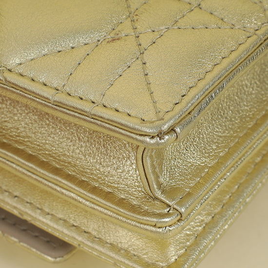 Christian Dior Metallic Gold My Dior Mini Bag