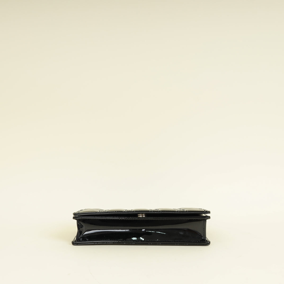 Christian Dior Black Lady Dior Chain Pouch Clutch