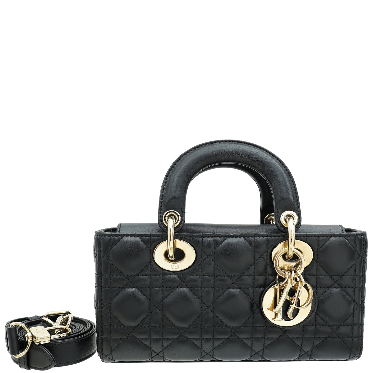 Christian Dior Black Cannage Lady D-Joy Small Bag-Christian Dior-THE CLOSET