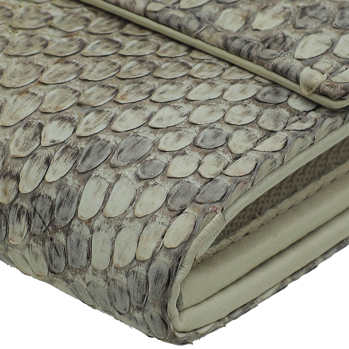 Christian Dior Bicolor Python Lady Dior Chain Wallet-Christian Dior-THE CLOSET