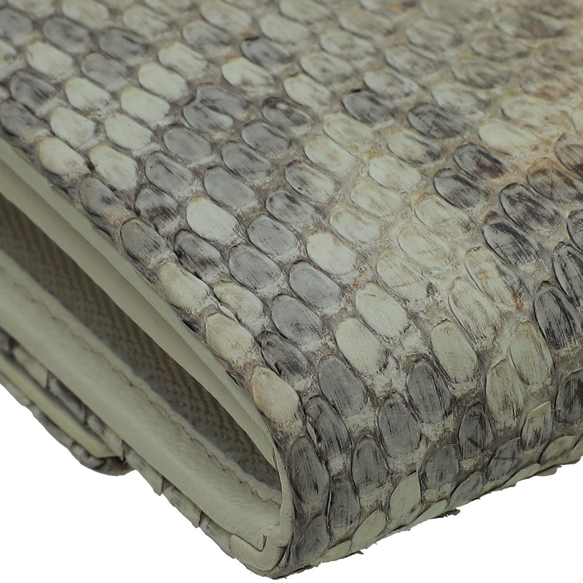 Christian Dior Bicolor Python Lady Dior Chain Wallet-Christian Dior-THE CLOSET