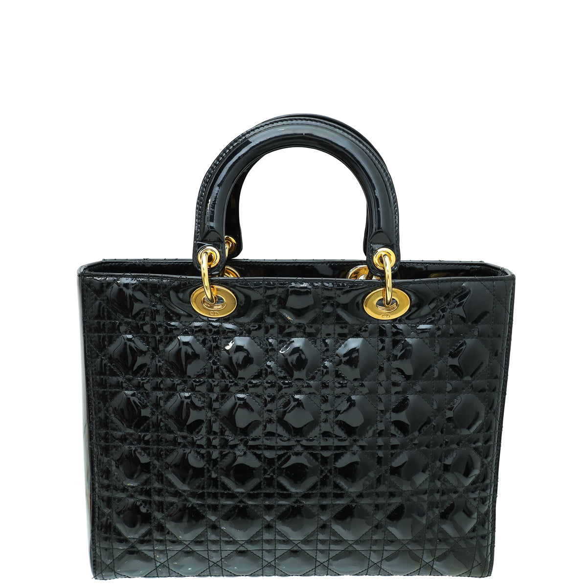 Christian Dior Black Lady Dior Large Bag-Christian Dior-THE CLOSET