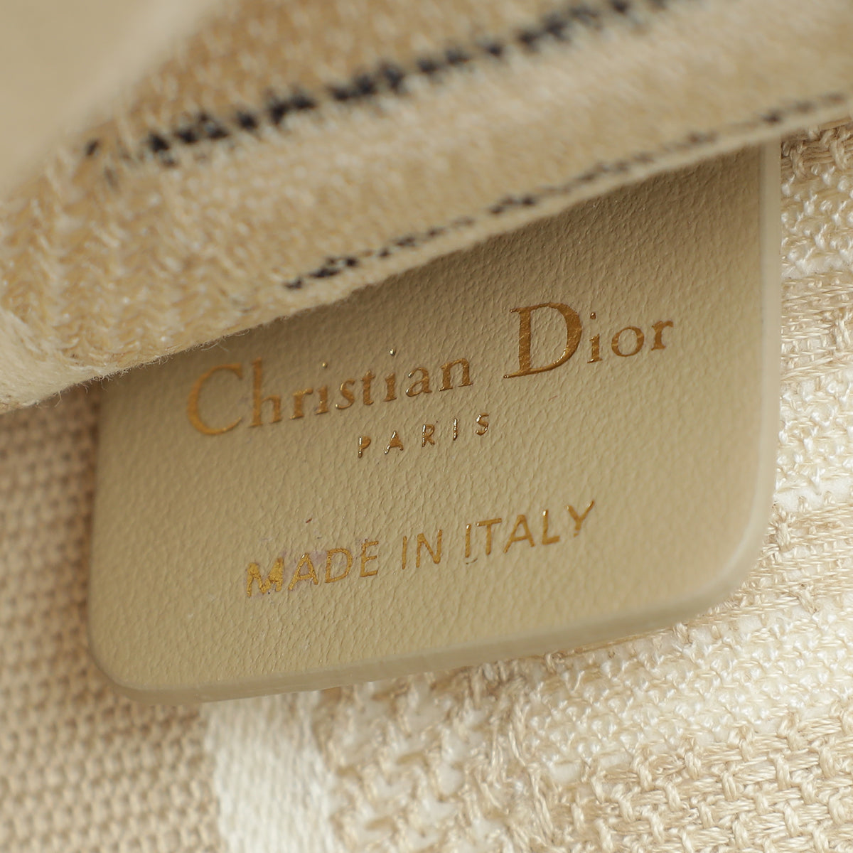 Christian Dior Beige Book Tote Mini Bag