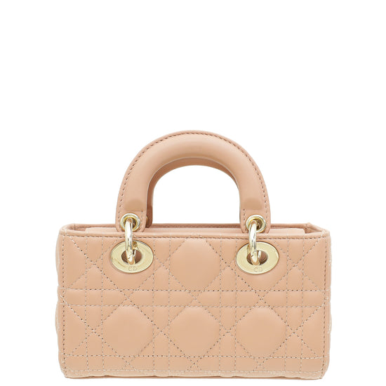 Christian Dior Rose des Vents Lady D-Joy Micro Bag