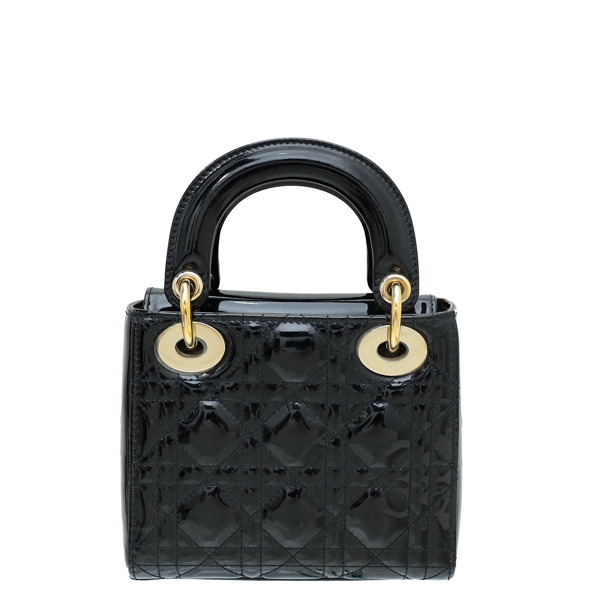 Christian Dior Black Lady Dior Mini Chain Bag-Christian Dior-THE CLOSET