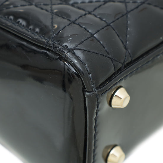 Christian Dior Black Lady Dior Mini Chain Bag