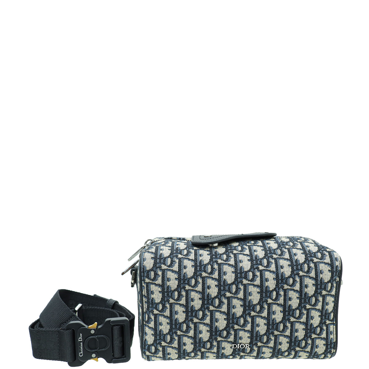 Christian Dior Bicolor Oblique Jacquard Lingot 22 Small Bag-Christian Dior-THE CLOSET