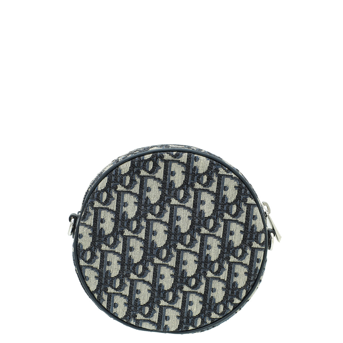 Christian Dior Navy Blue Oblique Baby Ball Crossbody Bag-Christian Dior-THE CLOSET