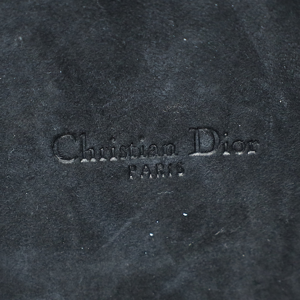 Christian Dior Black Caro Double Pouch