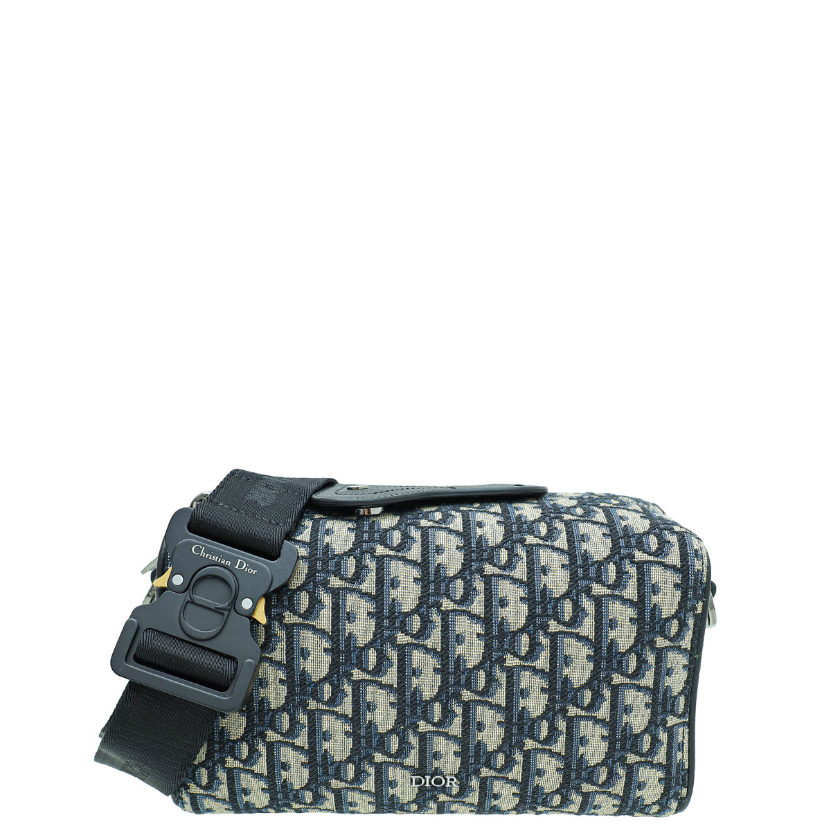 Christian Dior Bicolor Oblique Jacquard Lingot 22 Bag-Christian Dior-THE CLOSET