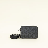 Christian Dior Bicolor CD Diamond Print Messenger Pouch