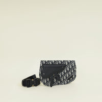 Christian Dior Oblique Saddle Messenger Crossbody Bag