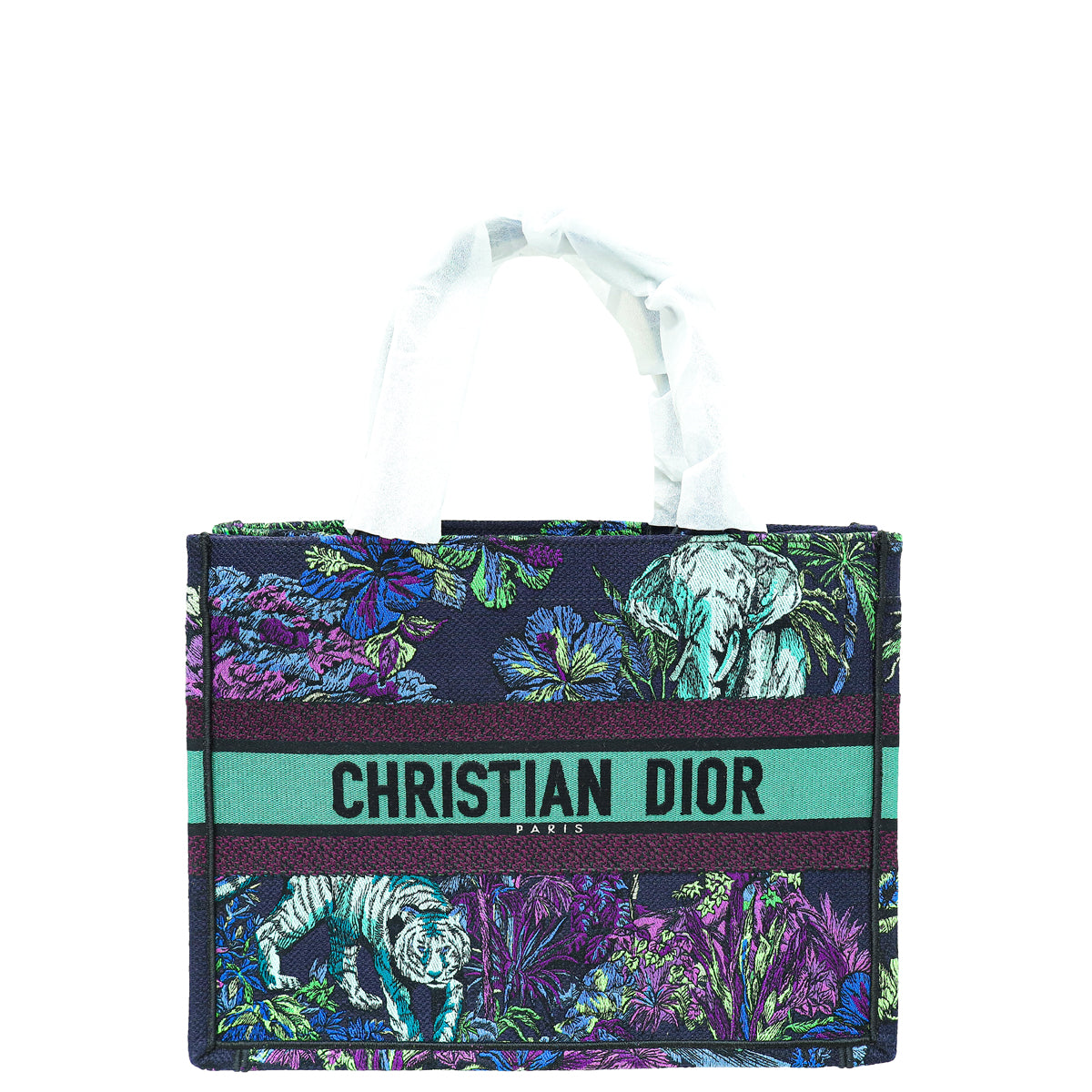 Christian Dior Multicolor Toile de Jouy Voyage Medium Book Tote Bag-Christian Dior-THE CLOSET