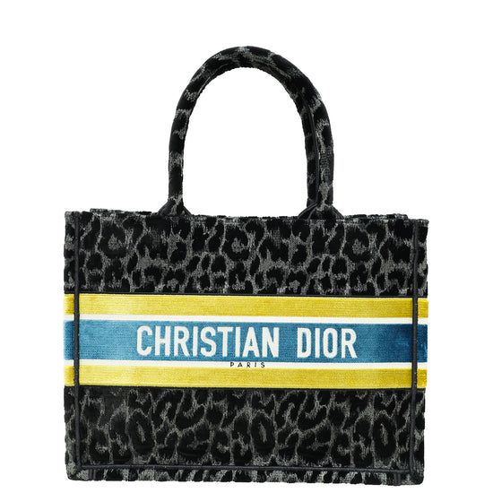 Christian Dior Bicolor Mizza Medium Book Tote Bag