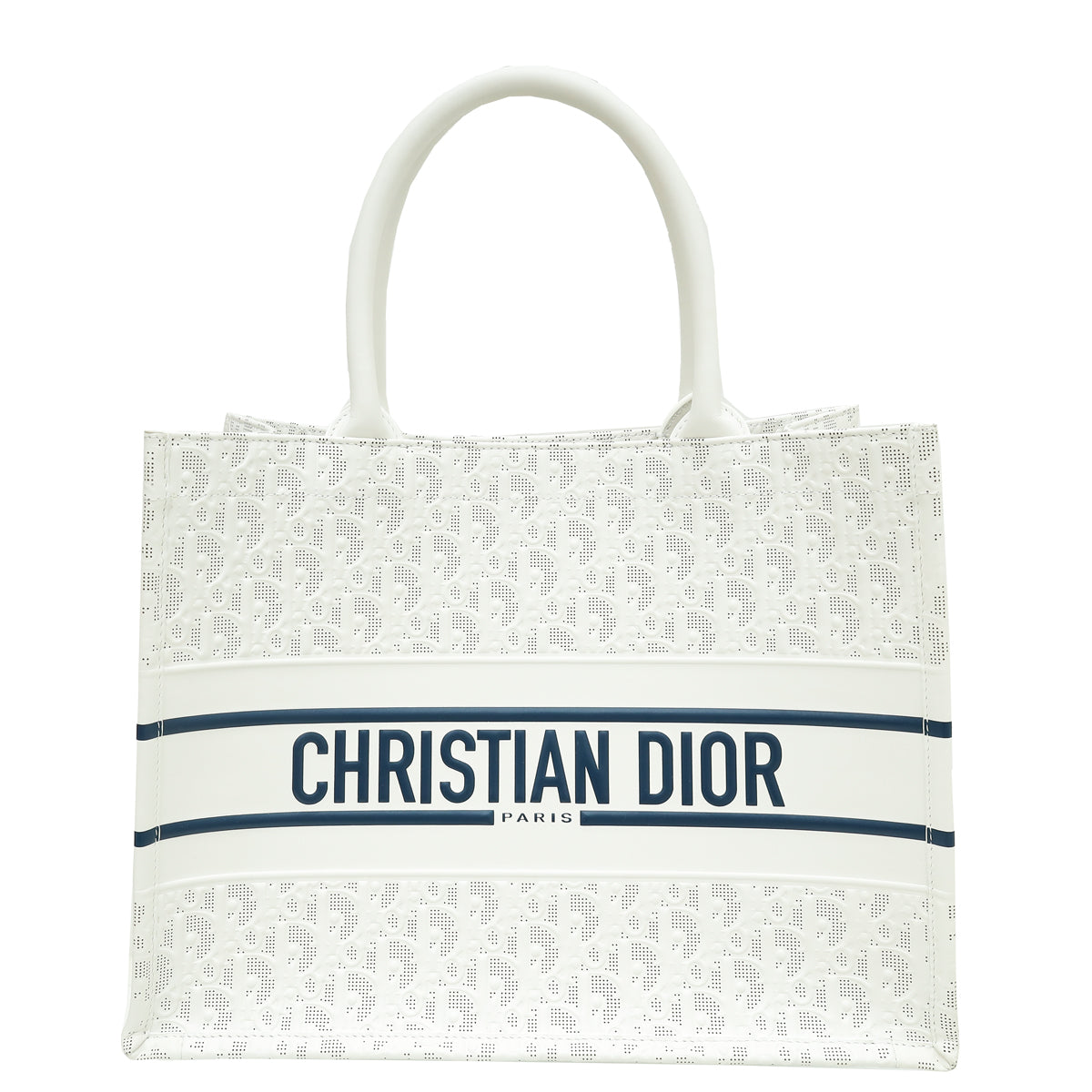 Christian Dior Bicolor Oblique Book Tote Medium Bag-Christian Dior-THE CLOSET