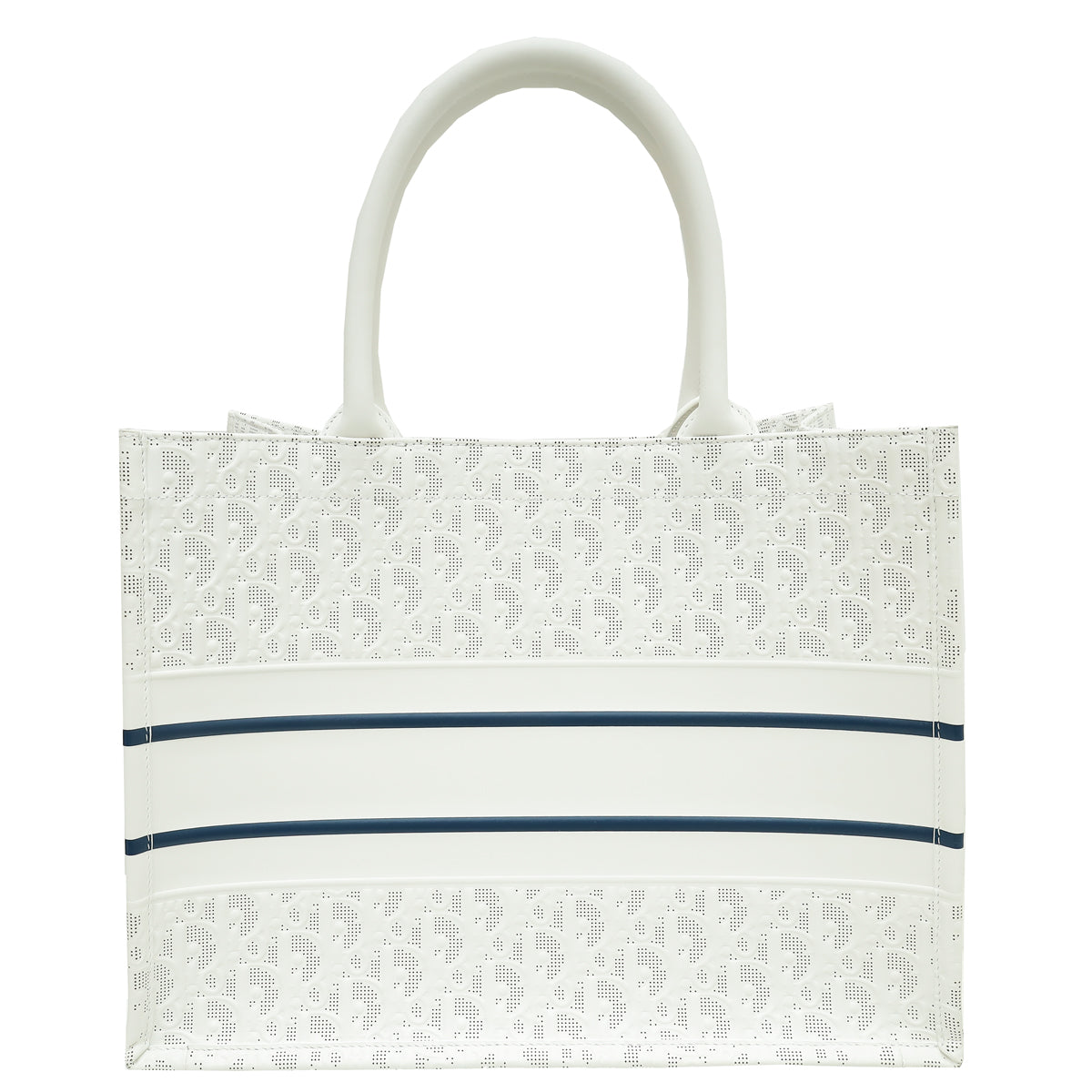 Christian Dior Bicolor Oblique Book Tote Medium Bag-Christian Dior-THE CLOSET