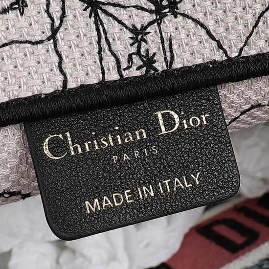 Christian Dior Multicolor Constellation Embroidery Book Tote Medium Bag w/USH Initials