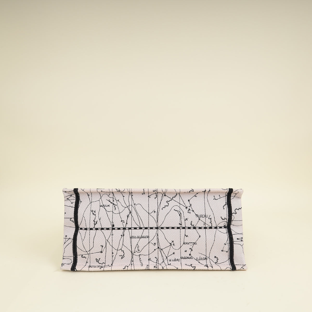 Christian Dior Multicolor Constellation Embroidery Book Tote Medium Bag w/USH Initials