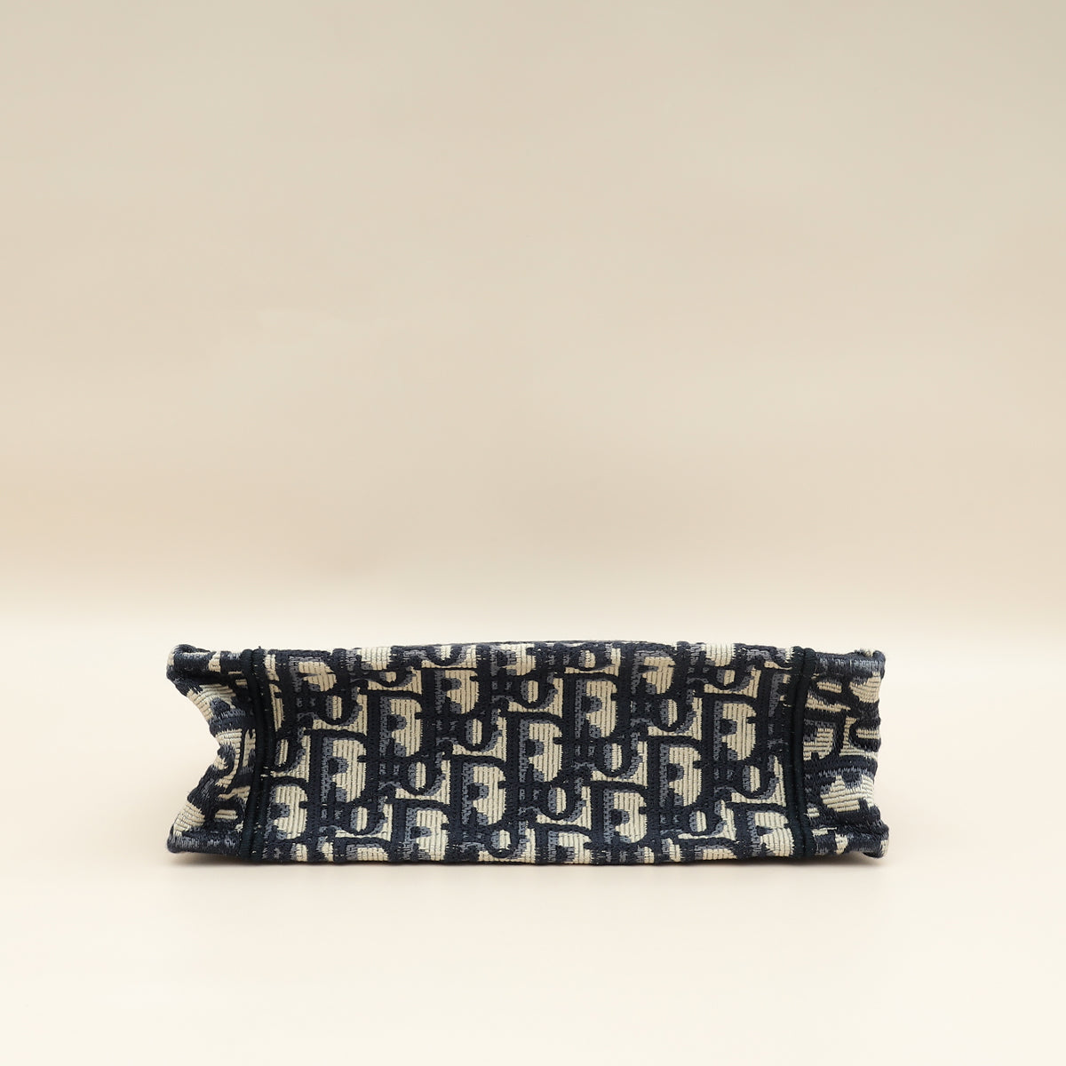Christian Dior Navy Blue Oblique Book Tote Mini Bag