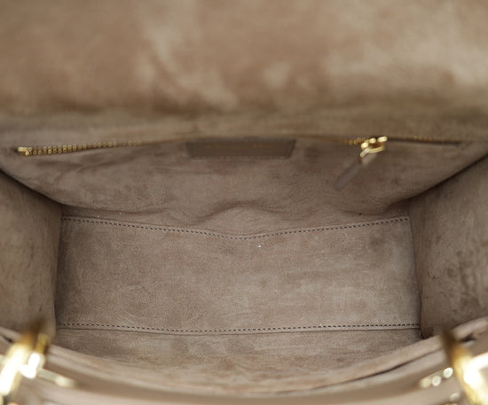 Christian Dior Warm Taupe Lady Dior Medium Bag