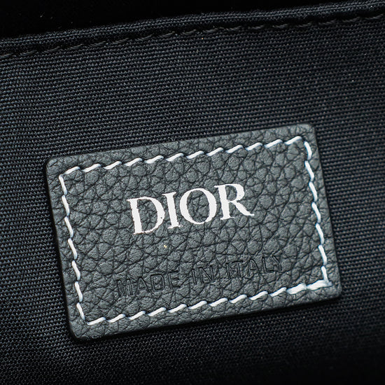 Christian Dior Black Lingot Briefcase Bag