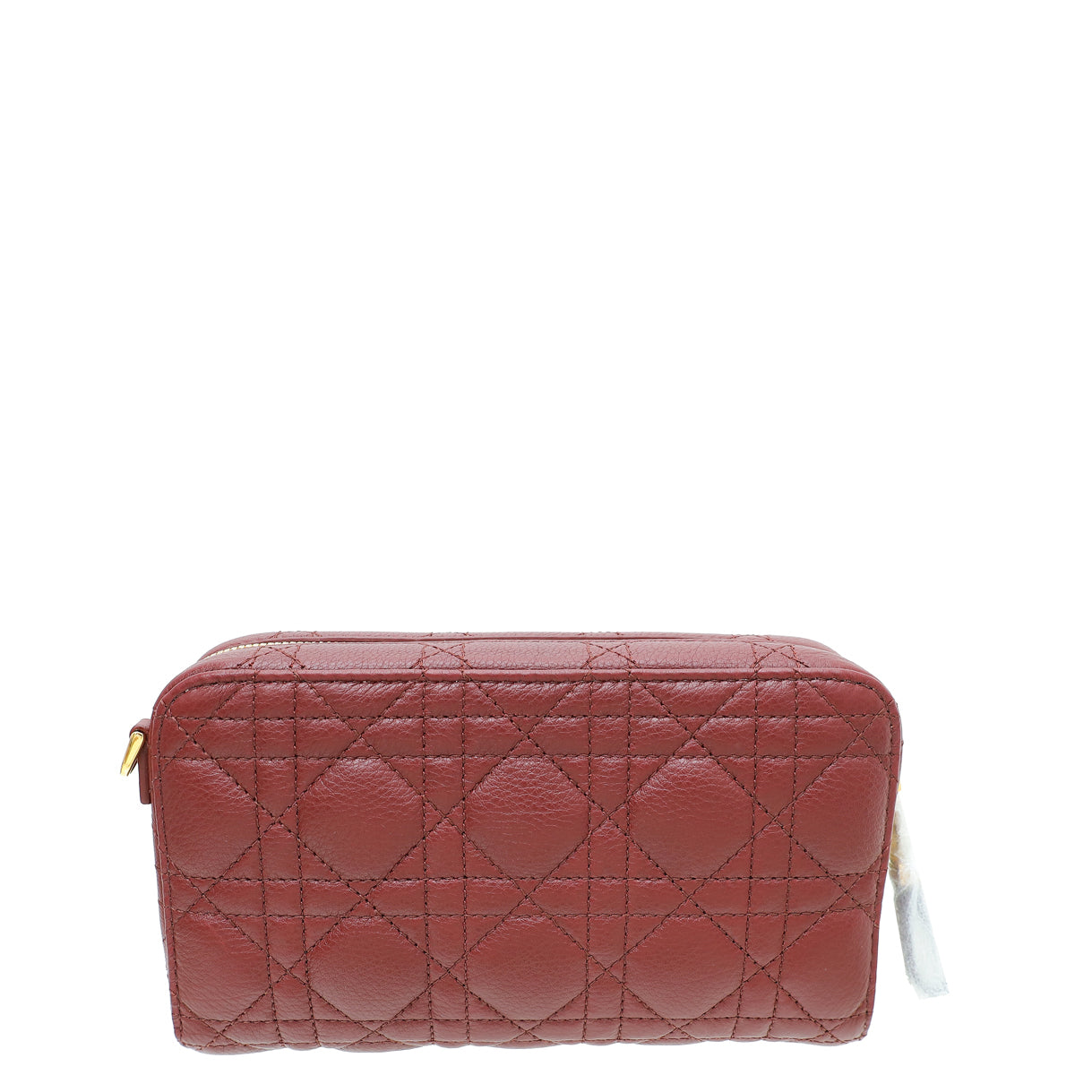 Christian Dior Burgundy Caro Double Pouch Bag-Christian Dior-THE CLOSET