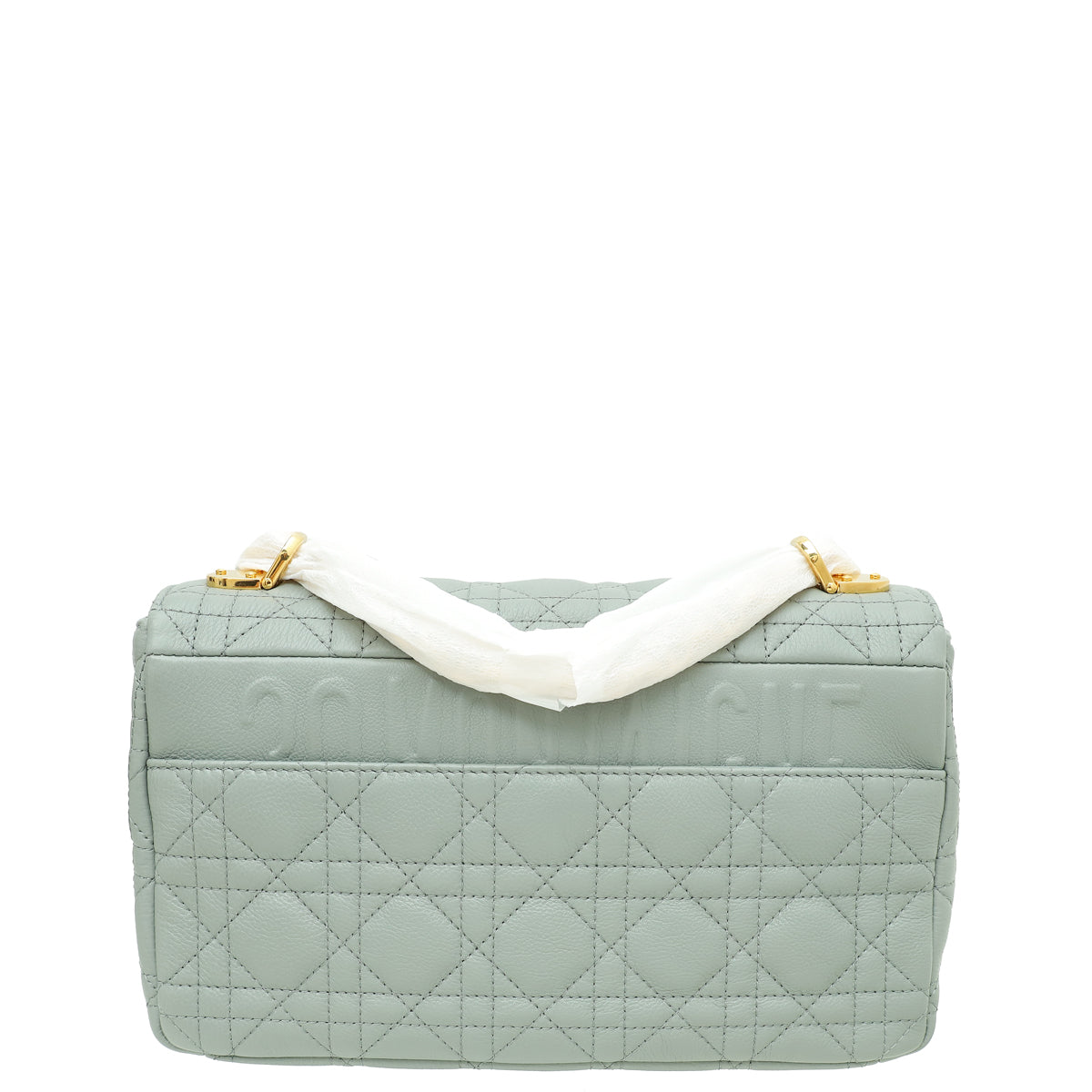 Christian Dior Grey Caro Medium Shoulder Bag-Christian Dior-THE CLOSET