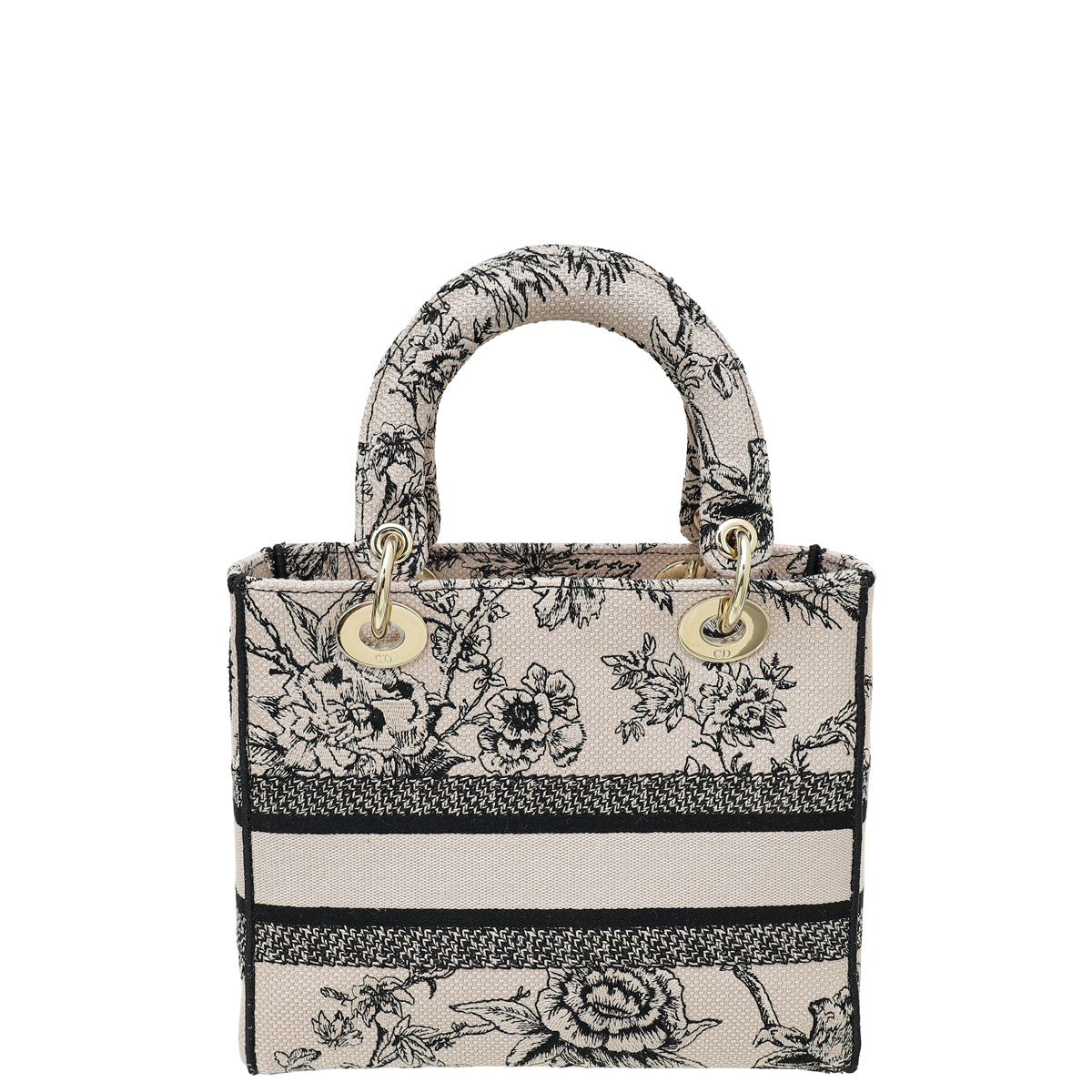 Christian Dior Powder Pink D-lite Jardin Botanique Embroidery Medium Bag-Christian Dior-THE CLOSET