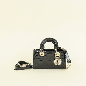 Christian Dior Black Lady D-Joy Micro Bag