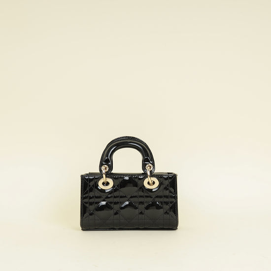 Christian Dior Black Lady-D Joy Micro Bag