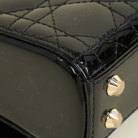 Christian Dior Black Lady Dior Micro Bag