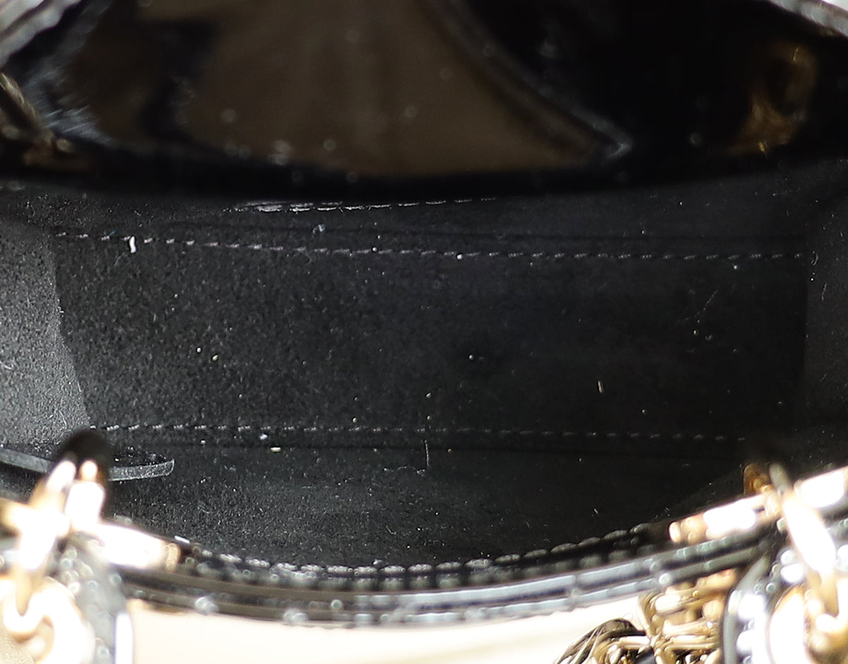 Christian Dior Black Lady Dior Micro Bag