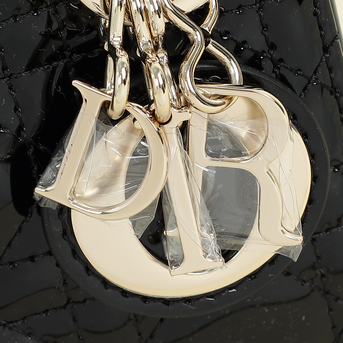 Christian Dior Black Lady Dior Micro Bag