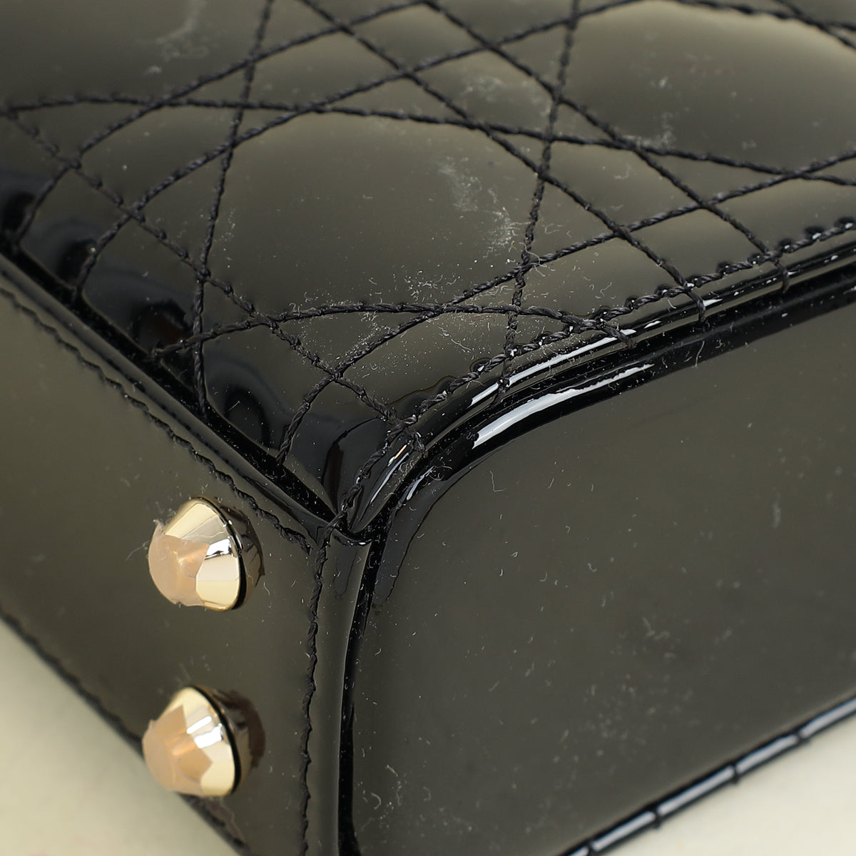 Christian Dior Black Lady Dior Micro Bag